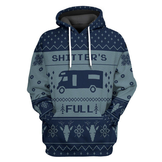 3D Shitters Full Blue Cosplay Hoodie