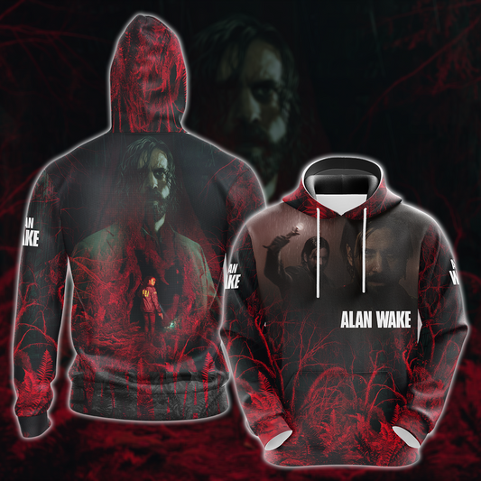 Alan Wake 2 Video Game All Over Printed Hoodie
