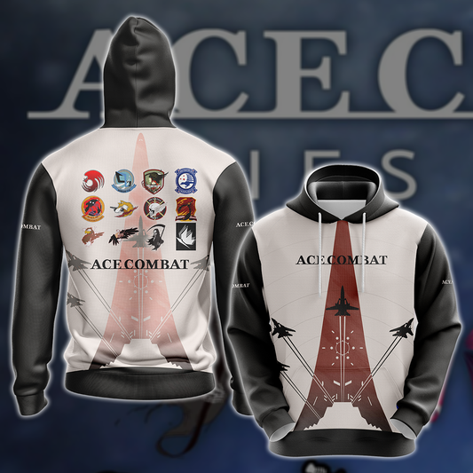 Ace Combat Video Game 3D All Over Printed Hoodie